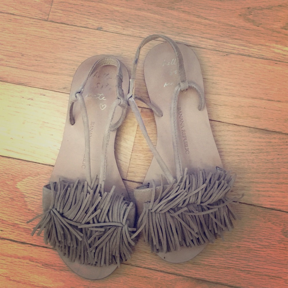 Fringe Sandals